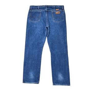 Wrangler FR 13 Original FR13MWZ CAT2 2112 FR Work Blue Jeans Size 40x32